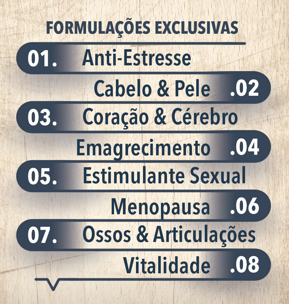 Formulações Exclusivas